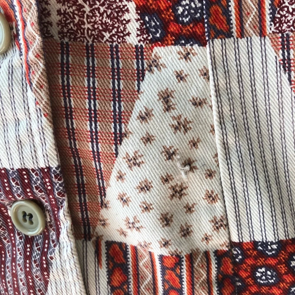 VINTAGE 70s Patchwork Blazer